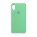 Apple Coque en Silicone  pour iPhone XS  - Menthe Verte