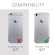 kwmobile Coque Apple iPhone 7/8 - Coque pour Apple iPhone 7/8 - Housse de téléphone en Silicone Bleu Pastel