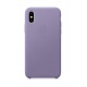 Apple Coque en Cuir  pour iPhone XS  - Lilas