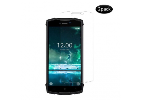 KONEE Verre Trempé pour Doogee S55, 【Pack de 2】 Protection Écran [ 9H Dureté, Anti-Rayures, sans Bulles, Haut Définition ] Fi