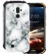 HHUAN Coque pour Doogee S40 Semi-Transparent Cover Souple Silicone Gel Antichoc TPU Tigre et Chat Housse Etui Protection Bump