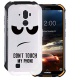 HHUAN Coque pour Doogee S40 Semi-Transparent Cover Souple Silicone Gel Antichoc TPU Tigre et Chat Housse Etui Protection Bump