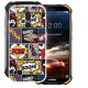 HHUAN Coque pour Doogee S40 Semi-Transparent Cover Souple Silicone Gel Antichoc TPU Tigre et Chat Housse Etui Protection Bump