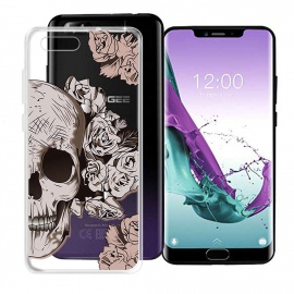 AQGG Coque pour Doogee Y7 Plus 6.18"  Transparent TPU Souple Shell Bumper Housse Silicone Etui Cover de Protection Soft Case 