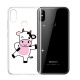 AQGG Coque Doogee X70  5.5 Pouces , Transparente TPU Souple Shell Bumper Housse Silicone Etui Cover de Protection Soft Case D