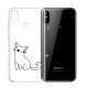 AQGG Coque Doogee X70  5.5 Pouces , Transparente TPU Souple Shell Bumper Housse Silicone Etui Cover de Protection Soft Case D