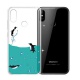 AQGG Coque Doogee X70  5.5 Pouces , Transparente TPU Souple Shell Bumper Housse Silicone Etui Cover de Protection Soft Case D