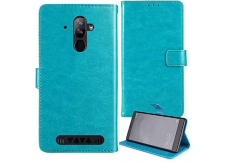 Lankashi Flip Premium Retro Business Cuir Housse Coque Étui pour Doogee S40 5.5" Cas Magnétique Téléphone Couverture Protecte