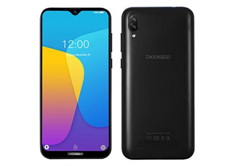 DOOGEE X90 Téléphone Portable Débloqué Pas Cher - Plein Ecran de 6,1 Pouces, Android 8.1 Smartphone Quad-Core 16 Go ROM, 5MP+