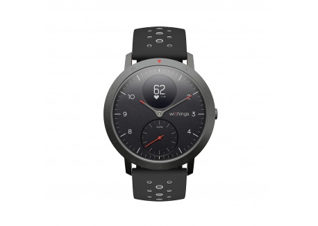 Withings Steel HR Sport Montre connectée hybride multisport Adulte Unisexe, Black, 40mm