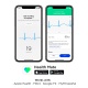 Withings Move ECG - Montre Hybride Connectée avec Enregistrement dECG, Tracker dactivité et Suivi du Sommeil, GPS connecté 