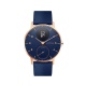 Withings Steel HR Fitnessuhr Adulte Unisexe, 36mm-Rose Gold & Bleu