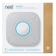 Nest Protect 2ème génération, détecteur de fumée et monoxyde de carbone, (à Piles)