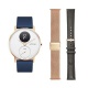 Withings Steel HR Fitnessuhr Adulte Unisexe, 36mm-Rose Gold & Bleu