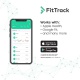 FitTrack Pèse-Personne Impédancemètre Dara - 17 Indicateurs de Santé -% de Gras, Muscle, Eau, Masse Osseuse, Métabolisme Basa