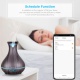 Alexa Diffuseur dHuiles Essentielles WiFi, Maxcio 400ml Humidificateur dAir Smart Diffuseur Parfum avec Lumières Colorées C