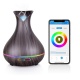 Alexa Diffuseur dHuiles Essentielles WiFi, Maxcio 400ml Humidificateur dAir Smart Diffuseur Parfum avec Lumières Colorées C