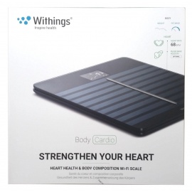 Withings Body Cardio - Balance Connectée avec Suivi de la Santé Cardiovasculaire noire