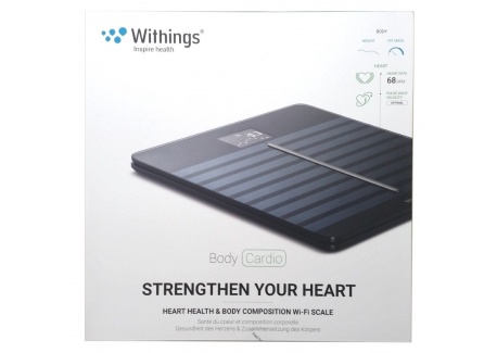Withings Body Cardio - Balance Connectée avec Suivi de la Santé Cardiovasculaire noire