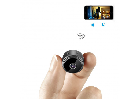 Caméra Espion AOBO Cachée Cam Mini IP WiFi HD1080P Vision Nocturne Détection de Mouvement Caméra de Surveillance de Sécurité 