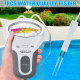 Ohwens Test de ph de leau, Test numérique Portable ph testeur deau Compteur Analyse kit de Test de Piscine de Chlore