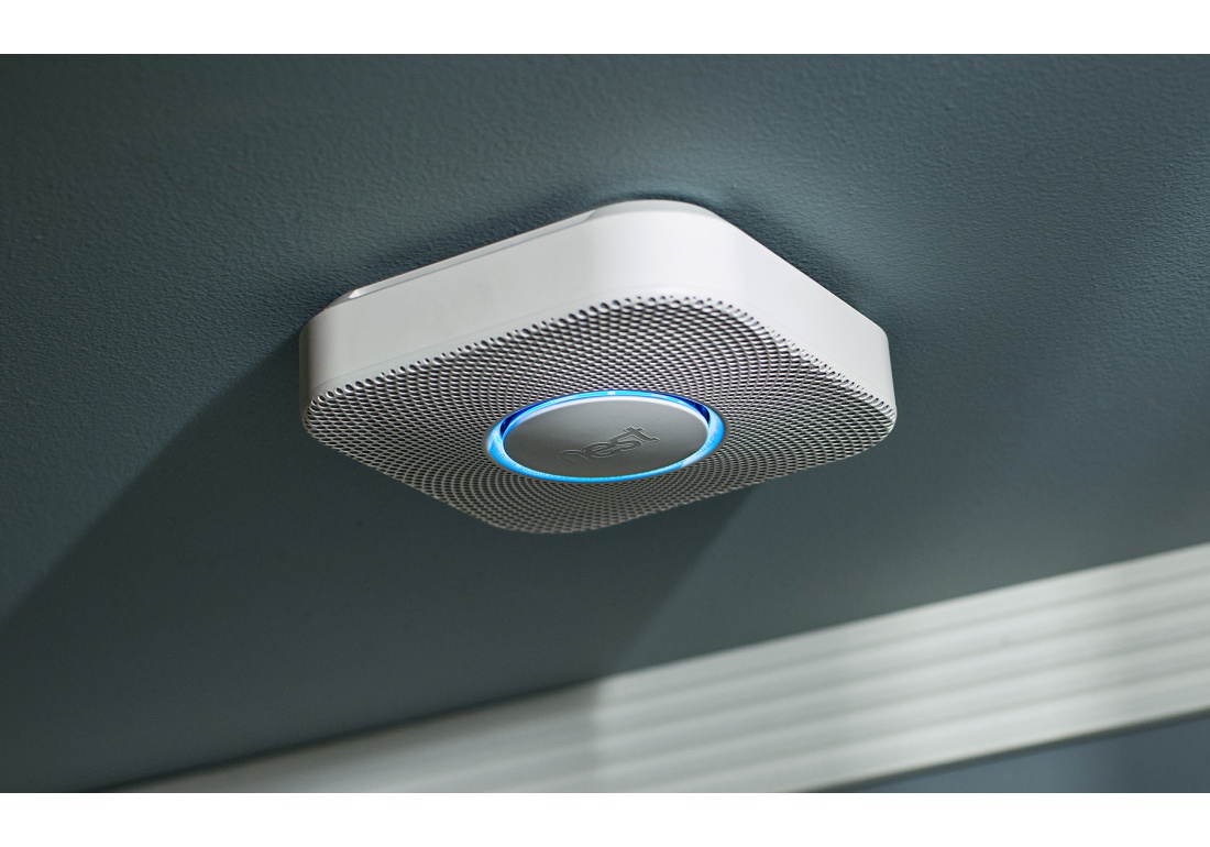 Détecteur de fumée et de monoxyde de carbone connecté GOOGLE NEST Protect  10 ans