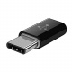 Logtronik 5 Blanc et 5 Noir Adaptateur USB C vers Micro USB [OTG], Adaptateur USB Type-C pour Samsung S10/S9/S8/A8/Note9/A5, 
