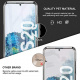 Gnews Coque Compatible avec Samsung S20 Housse, Samsung S20 Coque Transparent Silicone TPU Case Intégral 360 Degres Full Body