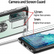 Milomdoi [4 unités] 2 Pcs Coque pour Samsung Galaxy S20 FE [4G&5G] + 2 Pack Verre Trempé [Dos en Plastique Dur&Cadre TPU Flex