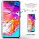 AROYI Cover Samsung Galaxy A70, Samsung Galaxy A70 Custodia Transparent Silicone TPU e PC Full Body Protettiva Premium Resist