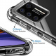 Leathlux Coque Compatible avec Samsung Galaxy A51 4G Transparente avec 3 Verre trempé Protection écran, Souple Silicone Étui 