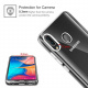 Leathlux Coque Compatible avec Samsung Galaxy A20e Transparente avec 2 Verre trempé Protection écran, Souple Silicone Étui Pr