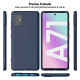 Oududianzi - 9X Coque pour Samsung Galaxy A71  2020 , [Rainbow Series] Housse Souple Mat en Silicone TPU [ Transparent + Noir