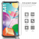 Leathlux Coque Compatible avec Samsung Galaxy A41 Transparente avec 3 Verre trempé Protection écran, Souple Silicone Étui Pro