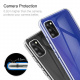 YNMEacc Coque pour Samsung A41, Silicone Transparente Case Souple Étui Protection Bumper Housse avec [Lot de 3] Verre trempé 