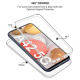 SOGUDE Coque pour Samsung A42 5G Housse, pour Samsung A42 5G Coque Transparent Silicone TPU Case Intégral 360 Degres Full Bod