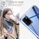 Leathlux Coque Compatible avec Samsung Galaxy A31 Transparente avec 3 Verre trempé Protection écran, Souple Silicone Étui Pro