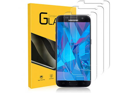 NONZERS Verre Trempé pour Samsung Galaxy S7, [3 Pack] 9H Dureté, 2.5D Bord Rond Protecteur dÉcran en Verre Trempé, [Anti-Hui