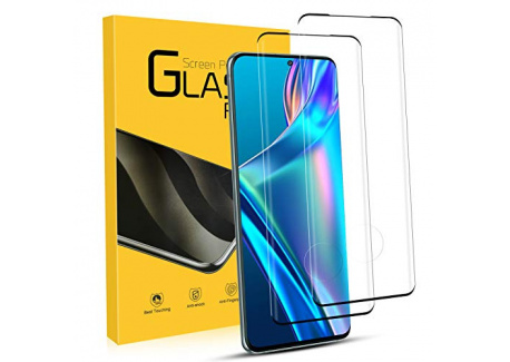 NONZERS Verre Trempé pour Samsung Galaxy S20 Plus, [2 Pack] S20+ Film de Protection dÉcran en Verre Trempe, 3D Couverture Co