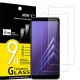 NEWC Lot de 2, Verre Trempé Compatible avec Samsung Galaxy A8  2018  Film Protection écran sans Bulles dair Ultra Résistant