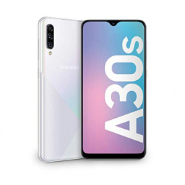 SAMSUNG Galaxy A30s Smartphone Portable débloqué 4Go de RAM / 64Go Double Sim Blanc