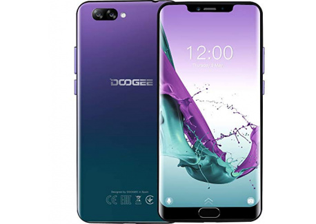 DOOGEE Y7 Plus Android 8.1 4G LTE Smartphone - Écran de 6,18 Pouces  1080 * 2246 FHD + , MT6757 2,5 GHz 6 Go + 64 Go, Caméra 