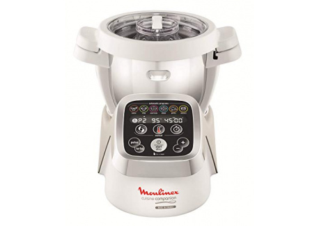 Moulinex HF802AA1 Robot Cuiseur Multifonction Companion – 6 programmes automatiques, 5 accessoires inclus, capacité jusqu’à 6