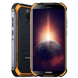 Téléphone Incassable DOOGEE S40 Pro【4Go RAM 64Go ROM】, Android 10 IP68 Smartphone Debloqué Étanche Antichoc,Helio A25 Octa Co