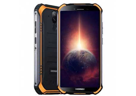 Téléphone Incassable DOOGEE S40 Pro【4Go RAM 64Go ROM】, Android 10 IP68 Smartphone Debloqué Étanche Antichoc,Helio A25 Octa Co