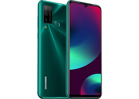 Telephone Portable 4G, DOOGEE N20 Pro 2020  Smartphone Débloqué 6Go + 128Go, Écran 6,3 Pouces, Android 10.0, 16MP/ 8MP 4 Camé