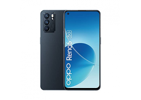 OPPO Reno 6, Smartphone 5G Débloqué, 8 Go RAM + 128 Go, Ecran AMOLED 90Hz 6,43”, Caméra 64 MP, Mode 108 MP, Charge Rapide 100