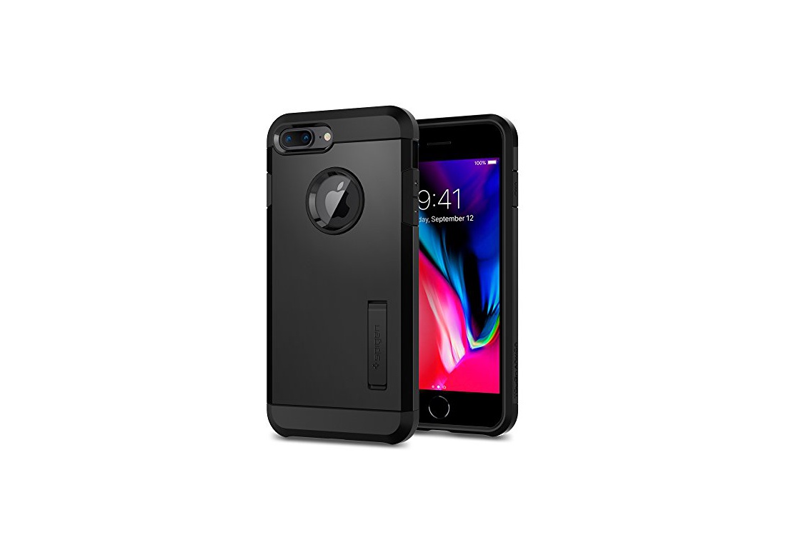 Coque iPhone 8 Plus / 7 Plus / 8 Plus Noir Slim Dual Layer Protection : 13.39