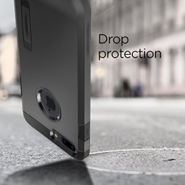 Coque iPhone 8 Plus / 7 Plus / 8 Plus Noir Slim Dual Layer Protection
