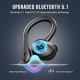 Ecouteur Bluetooth 5.1, Ecouteurs sans Fil Sport IPX7 Etanche, Oreillette Bluetooth Stéréo Basses Double Micro, Casque Blueto